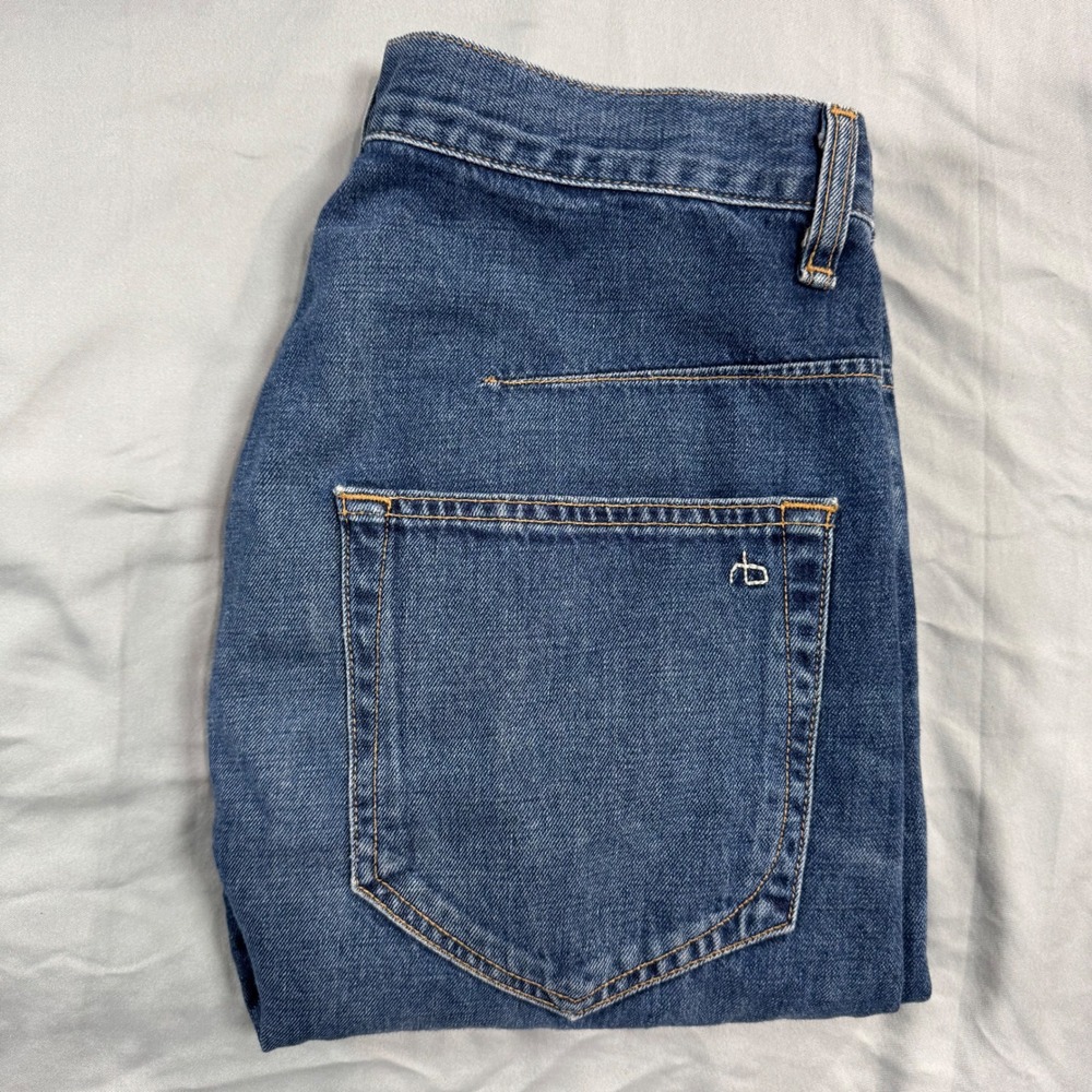 Rag & Bone Straight Leg Jean Blue Denim Jeans Women's‎ 27 Made in USA